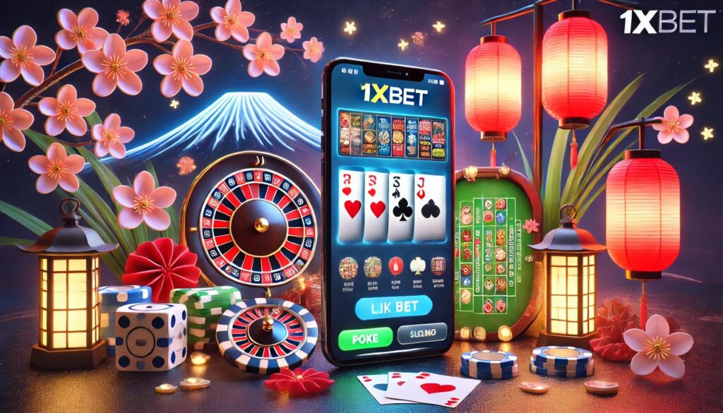 1xbetオンラインカジノのモバイルゲーム
